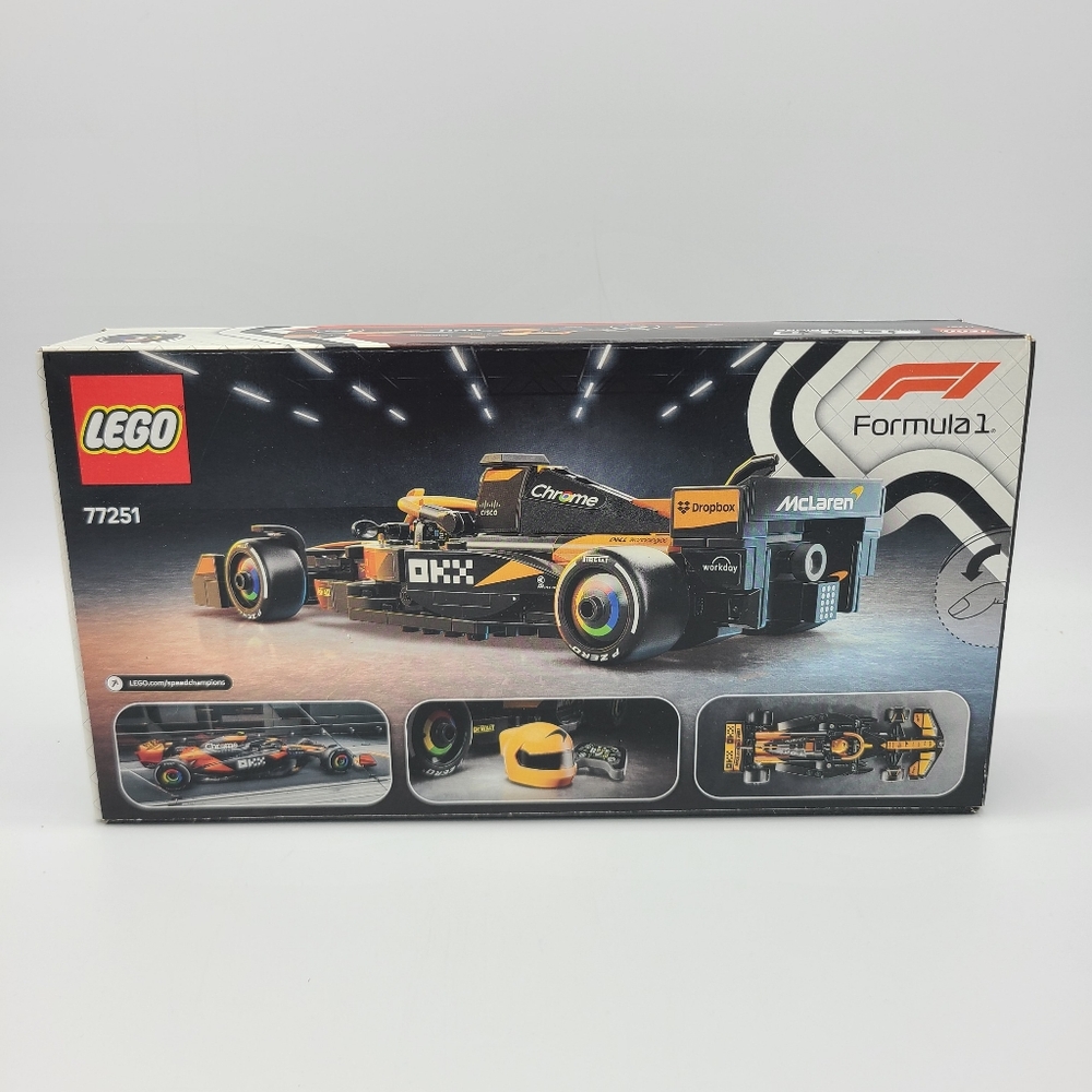 LEGO Speed Champions McLaren F1 Team MCL38 Race Car Set New - Picture 7 of 8